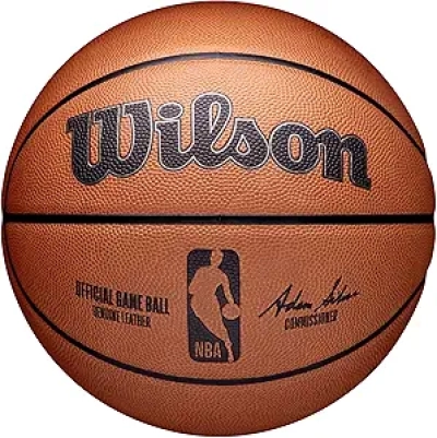 Wilson NBA Official Game Basketball Size 7 - 29.5" | Genuine Horween Leather