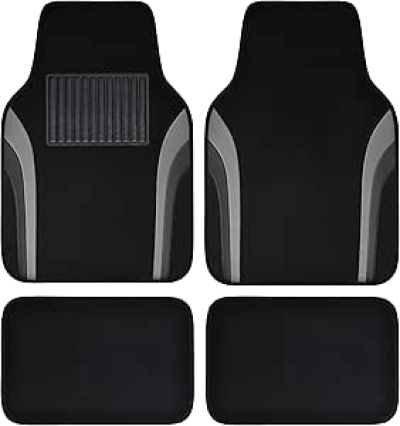 Universal Leather Waterproof Car Floor Mats Set of 4 - All Weather Protection for Sedans, SUVs & Trucks