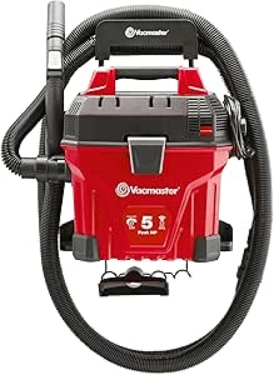 Vacmaster 5-Gallon 5 Peak HP Remote Control Wall Mount Wet/Dry Vac