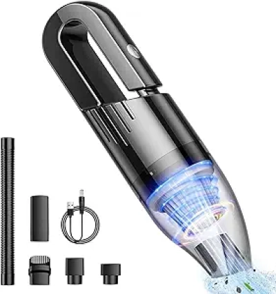 Cordless Handheld Car Vacuum Cleaner - 120W Portable Dust Buster with HEPA Filter
