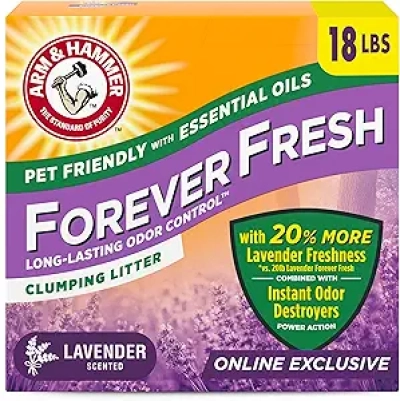 ARM & HAMMER Forever Fresh Lavender Clumping Cat Litter 18lb - MultiCat Odor Control