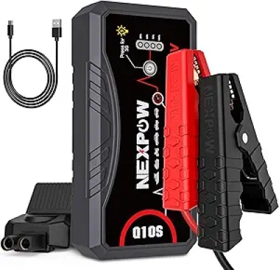 NEXPOW 3000A Car Jump Starter 2025 - Portable Lithium Battery Booster for Gas & Diesel Engines