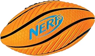 Nerf Kids Foam Football 8.5" - Spiral Grip Mini Soft Ball for Easy Throwing