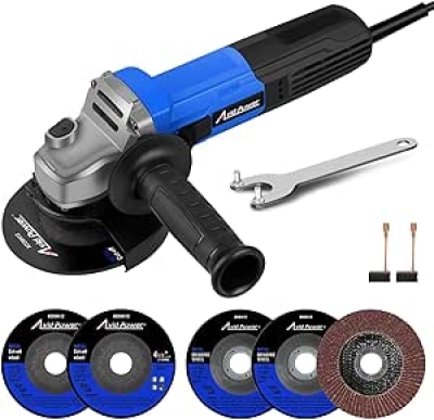 AVID POWER 7.5-Amp 4-1/2 inch Angle Grinder - Professional Electric Cutting & Grinding Tool