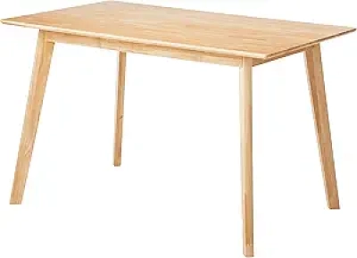 FSC Certified Solid Wood Dining Table - 4 Person Kitchen Table, Easy Assembly