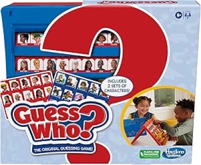 Hasbro Guess Who? Original Board Game - Classic 2-Player Mystery Game for Kids Ages 6+