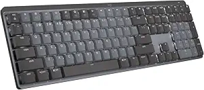 Logitech MX Mechanical Wireless Keyboard - Quiet Tactile Switches & Backlit Keys