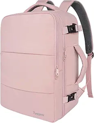 Taygeer Women's Carry On Backpack with USB Charging Port & TSA 15.6" Laptop Compartment