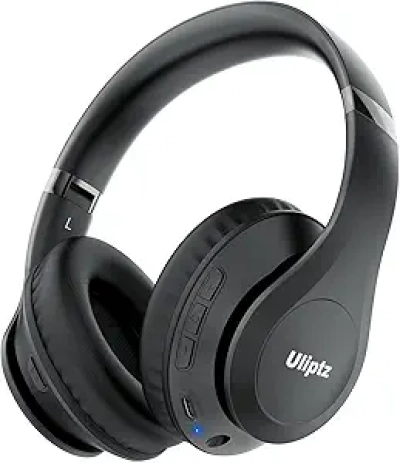 Uliptz Wireless Bluetooth Headphones 65H - HiFi Stereo Over Ear Headsets