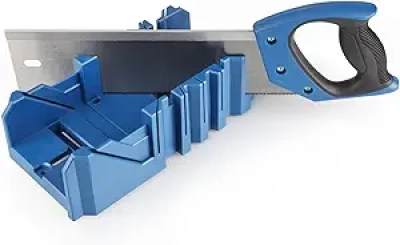 Olympia Tools 14-Inch Miter Box Saw with 90/45/22.5° Angles for Woodworking