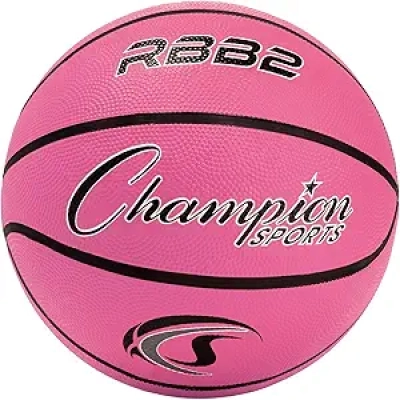 Champion Sports Rubber Basketballs - Heavy Duty Indoor/Outdoor Pro Basketball