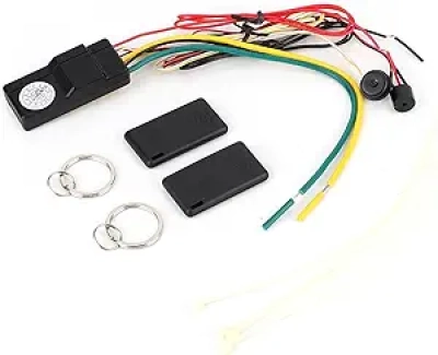 Car Engine Immobilizer Anti-Theft Alarm System for 12V Vehicles