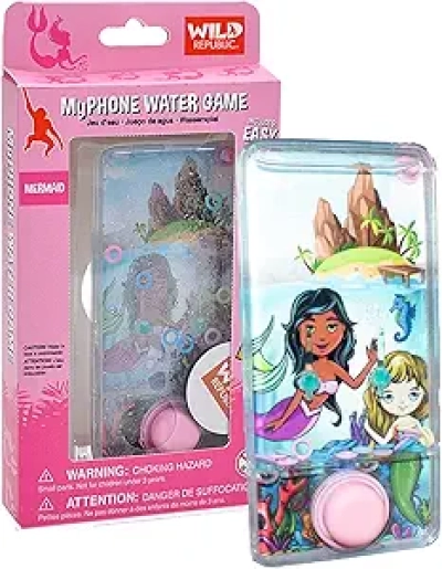 Wild Republic Mermaid Water Game Phone Toy - Hand Eye Coordination Game for Kids
