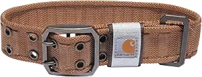 Carhartt Heavy Duty Dog Collar - Adjustable Wide Webbing for Medium Dogs