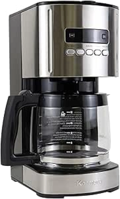 Kenmore 12-Cup Programmable Coffee Maker with Bold Brew & Auto Shut Off