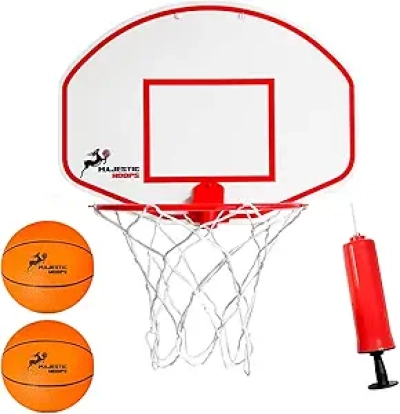 Mini Basketball Hoop Indoor - No Assembly Door Basketball Game for Kids & Adults