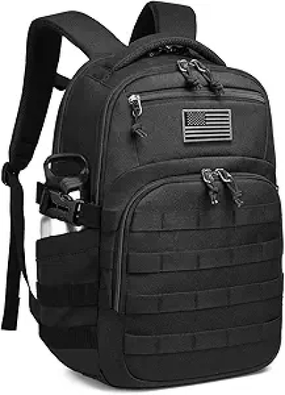 Wotony Military Tactical Backpack 25L - Durable MOLLE Assault Bag for Men