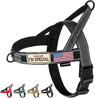 Premium No Pull Dog Harness with Reflective Strip - Escape Proof & Comfortable for Small to Large Dogs