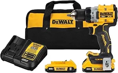 DEWALT 20V MAX XR Brushless Cordless Drill Driver Kit - Compact with 2 Batteries
