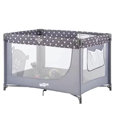 Pamo Babe Portable Crib Baby Playpen with Mattress - Lightweight Travel Playyard