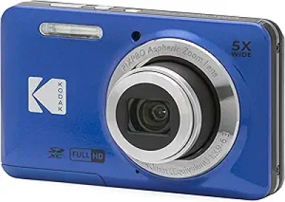 KODAK PIXPRO FZ55-BL 16MP Digital Camera with 5X Optical Zoom & 1080P HD Video