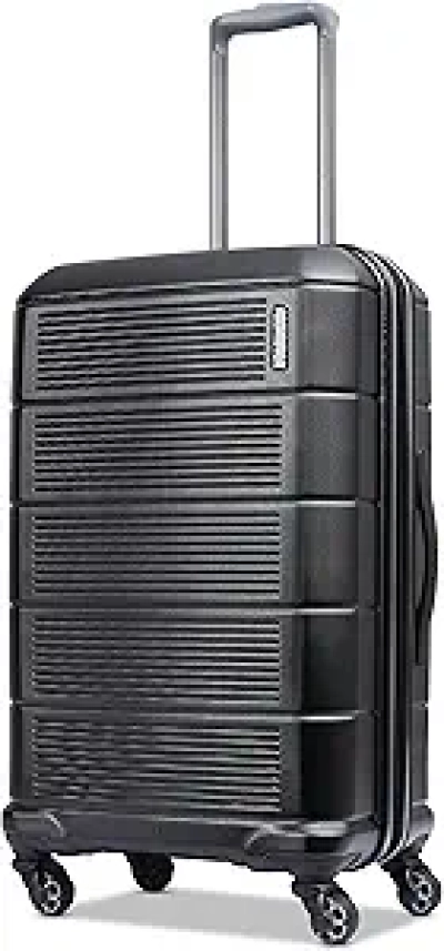American Tourister Stratum 2.0 24" Expandable Spinner Luggage | Jet Black