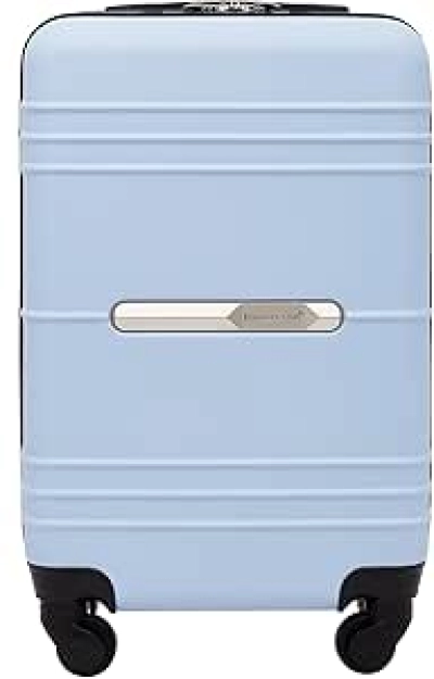 Travelers Club 20" Richmond Spinner Carry-On Luggage | Blue Rolling Suitcase