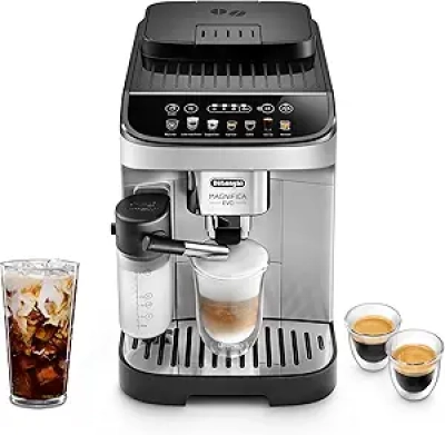 De'Longhi Magnifica Evo Automatic Espresso Machine with Milk Frother & Grinder