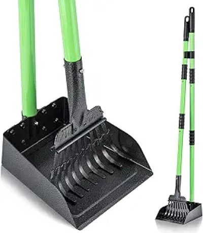 MXF Pooper Scooper - 38" Adjustable Stainless Steel Dog Waste Picker