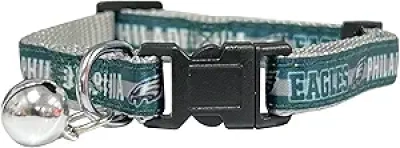 NFL Philadelphia Eagles Cat Collar | Official Licensed Satin Pet Collar with Bell
