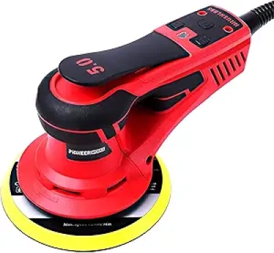 Electric Random Orbital Sander 350W Brushless Motor - Variable Speed 10000 RPM