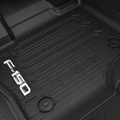 Ford F-150 SuperCrew OEM All-Weather Floor Mats 2015-2024 | Genuine 3-Piece Black Set