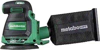Metabo HPT 18V Cordless Random Orbital Sander - Professional 5-Inch Dust Collection