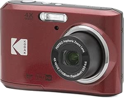 KODAK PIXPRO FZ45-RD 16MP Digital Camera with 4X Optical Zoom & 1080p Video