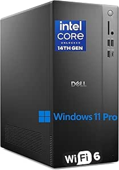 Dell Vostro Desktop Tower PC - 14th Gen Intel Core i3, 16GB DDR5, 512GB SSD, WiFi 6