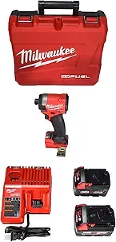 Milwaukee M18 Fuel 1/4" HEX Impact Driver Kit - 2000 in-lbs Torque