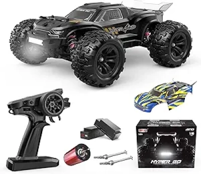 HYPER GO H16BM 1/16 Brushless RC Car - 42mph 4X4 Off-Road Truck with 2 Lipo Batteries