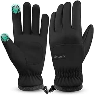 ihuan Winter Waterproof Ski Gloves - Touchscreen, Windproof & Warm