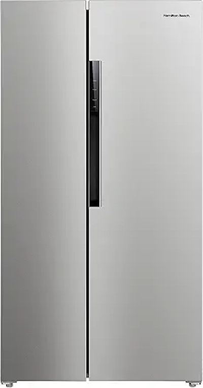 Hamilton Beach 15.6 cu ft Counter Depth Side-by-Side Refrigerator | Stainless Steel