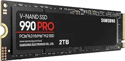 Samsung 990 PRO 2TB NVMe SSD - Gen4 PCIe M.2 7450MB/s