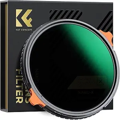 K&F CONCEPT 77mm Variable ND4-64 & CPL Filter 2-in-1 | Professional Nano-X Series