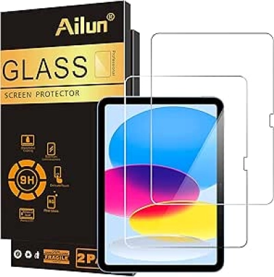 Ailun Tempered Glass Screen Protector for iPad 11th Gen 2025 & 10th Gen 2022 - 2 Pack