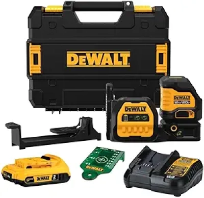 DeWalt 20V/12V MAX Green Cross Line Laser Level Kit | Professional Grade Accuracy