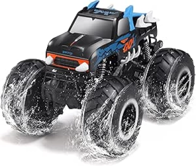 Waterproof RC Monster Truck 1:16 - 4WD All-Terrain Remote Control Car for Kids