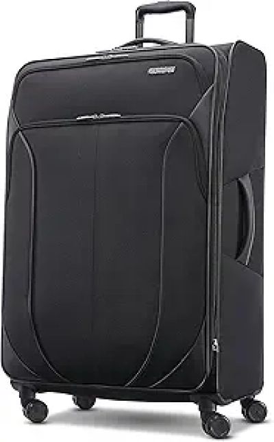 American Tourister 4 KIX 2.0 28" Expandable Spinner Luggage - Black