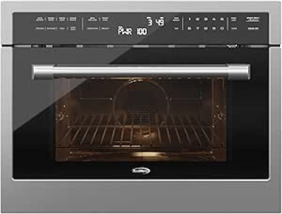 KoolMore 24" Built-in Microwave Convection Oven Combo with Broil & Soft Close Door