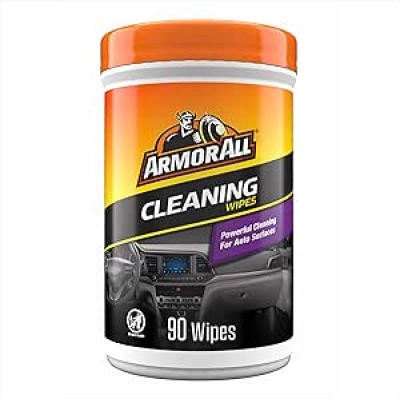 Armor All Car Cleaning Wipes - 90 Count Interior & Exterior Wipes