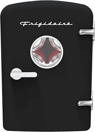Frigidaire Retro 9-Can Mini Fridge Portable Cooler - Black