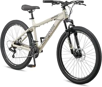 Mongoose Grafton 26 Inch Mountain Bike - 21 Speed Hardtail with Suspension Fork