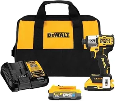 DEWALT 20V MAX Cordless Impact Driver with Battery & Charger | 1,825 in-lbs Torque